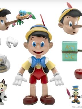 Super7 Disney Ultimates Pinocchio Action Figure New Factory Sealed Collector